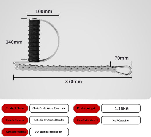 Indoor Fitness Wrist Exerciser Weightlifting Strength Training Band