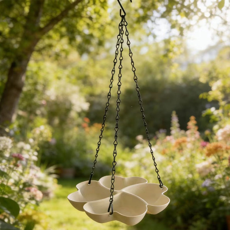 Hanging Bird Feeder For Both Watering And Feeding