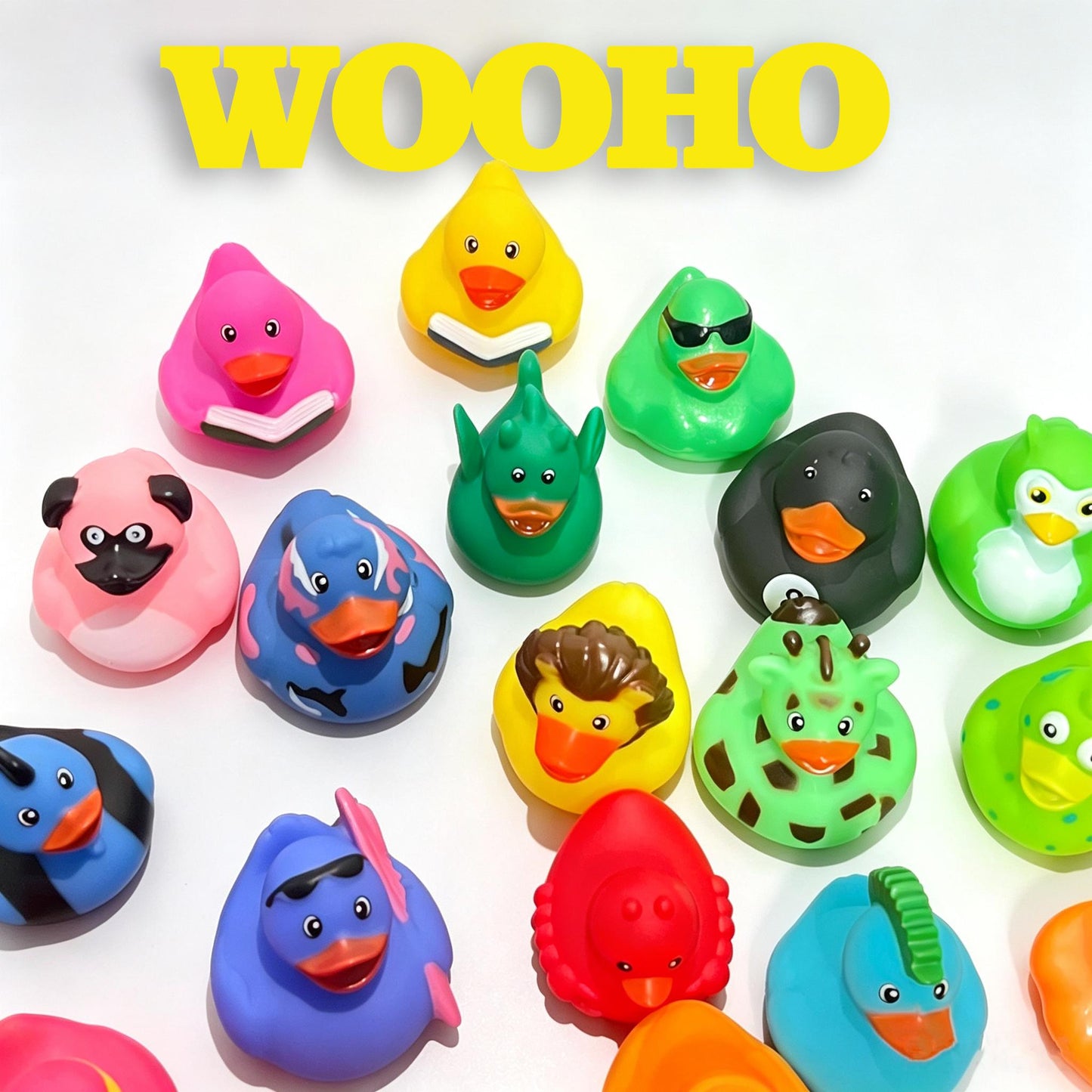 Assorted Cute Mini Rubber Ducks  Squeaky Bath Toys For Kids  Small Gifts For Pool, Beach, And Parties,Self-pickup Only.