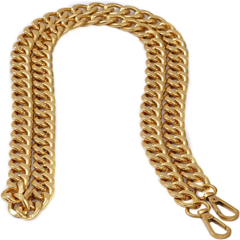 European And American Fashion Minimalist Medium Metal Shoulder Messenger Bag Strap Replacement Bag Chain Accessories Material