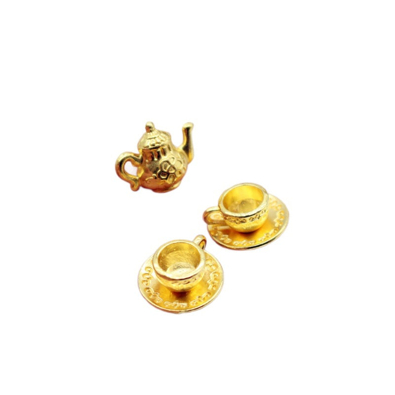 Teapot And Coffee Pot Alloy Decorative Accessories