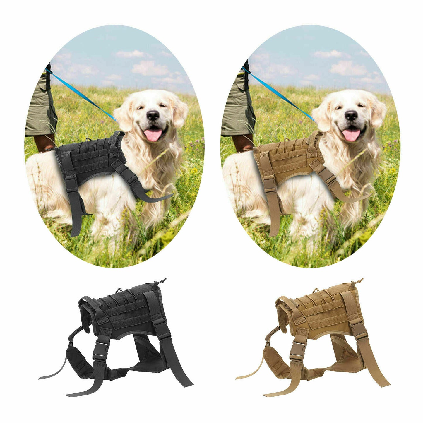 No-pull Dog Harness Pet Puppy Large Dog Vest Adjustable Padded Handle L Size AU,The Color Shipped Is The Same As The Color In The Main Picture.