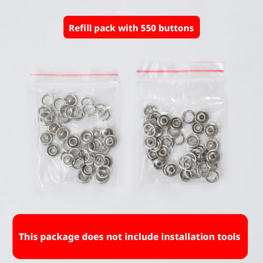 Hidden buckle clips-Accessories-Primary colors-50 sets of buttons
