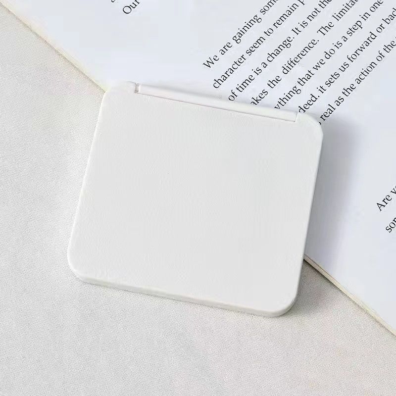 Cute Square Makeup Mirror Portable For Students
