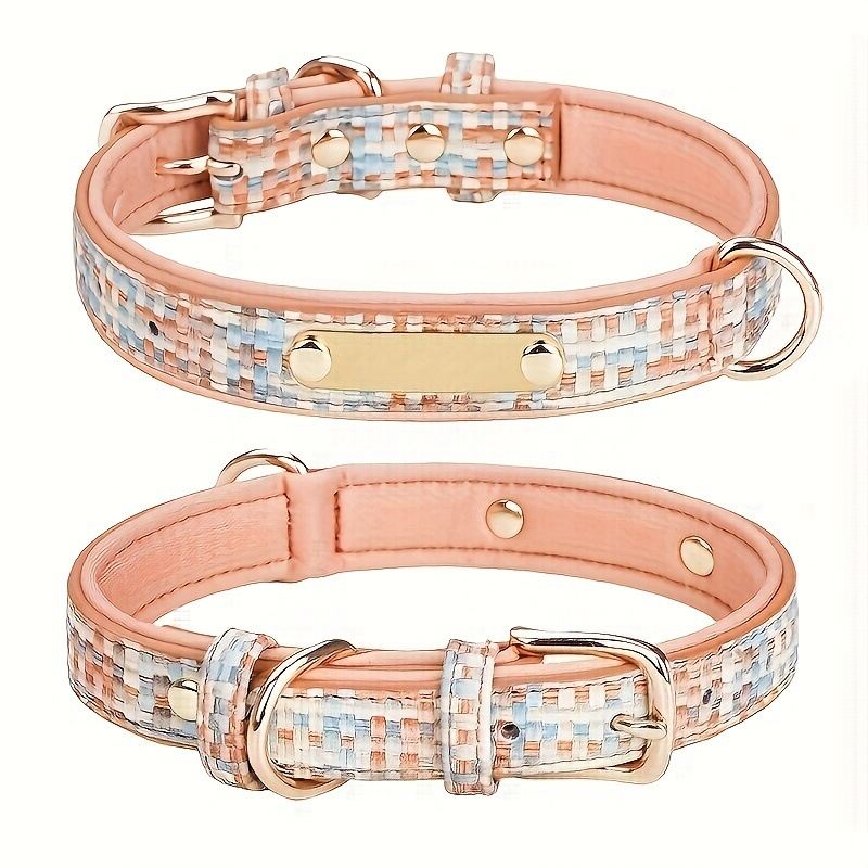 Pet Double-D-ring Adjustable Space-cotton Collar