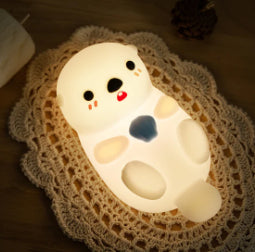 Silicone USB Charging Atmosphere Bedside Lamp Creative Gift Decoration
