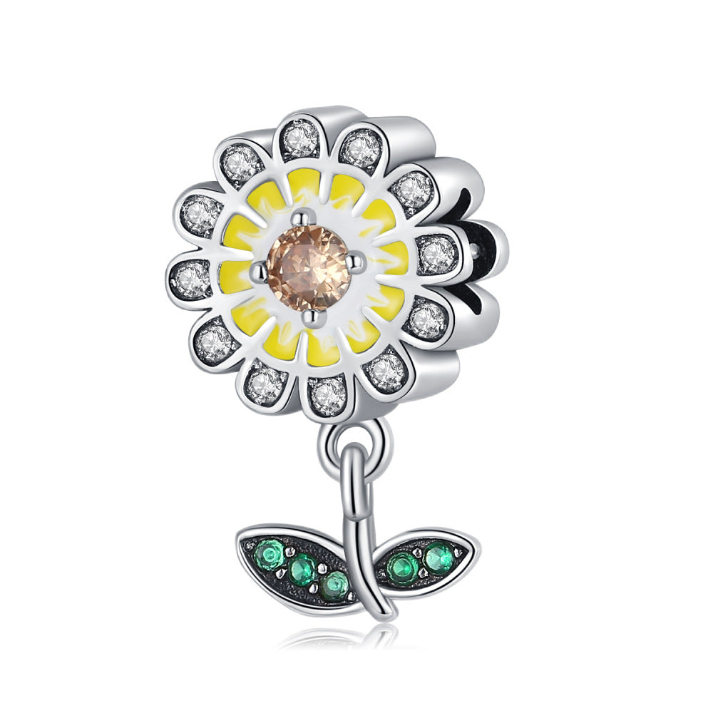 European And American Silver-plated DIY Jewelry Bracelet Accessories Pendants