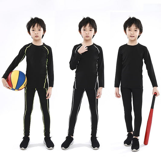 Fitness Tights Adult And Children Thin Fleece-lined