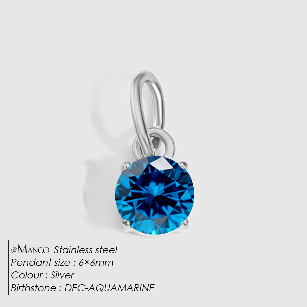 DIY Jewelry Accessories Stainless Steel Pendant Charms