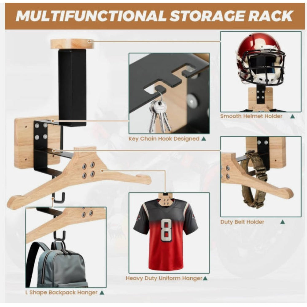 Support pan European shipping--Hangers, Multi-functional Brackets, Helmet Hook Hangers, Sports Equipment Storage Racks, Hat Wall Hangers