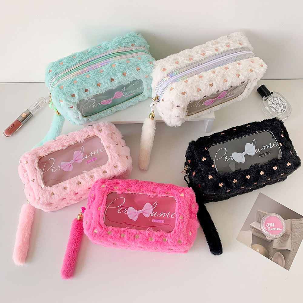 Plush Large-Capacity DIY Craft Supply Storage Bag