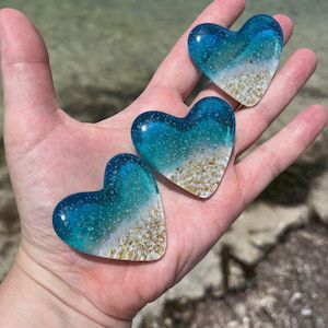 Glass Beach Pocket Heart-shaped Best Gift