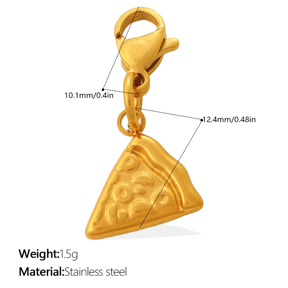 Cute And Sweet Style Pizza Candy Food Series Lobster-shaped Pendant For DIY Bracelet Or Necklace, Exquisite Accessories