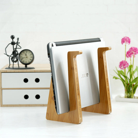 Bamboo And Wood Notebook Computer Cooling Bracket