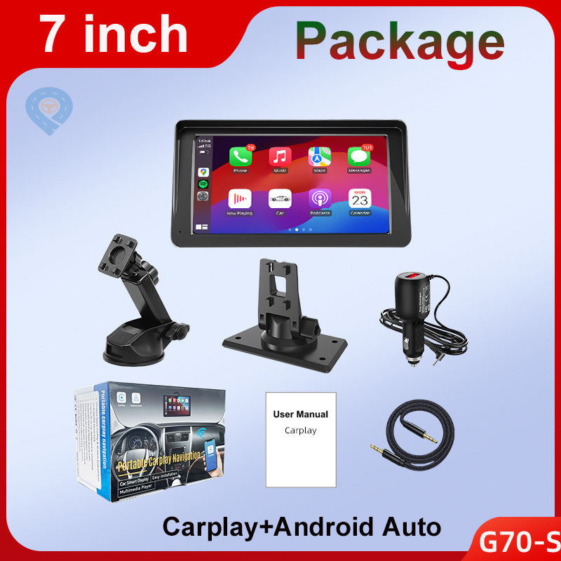 Portable 7-inch In-car Smart Screen With Wireless CarPlay