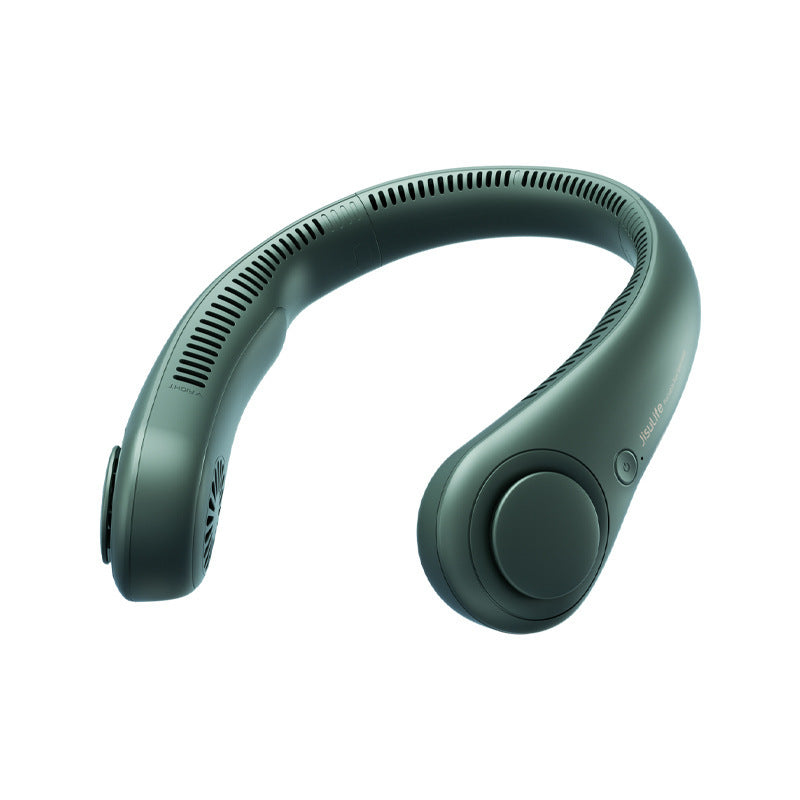 Halter Little Fan Usb Charging Portable Portable Leafless Foldable