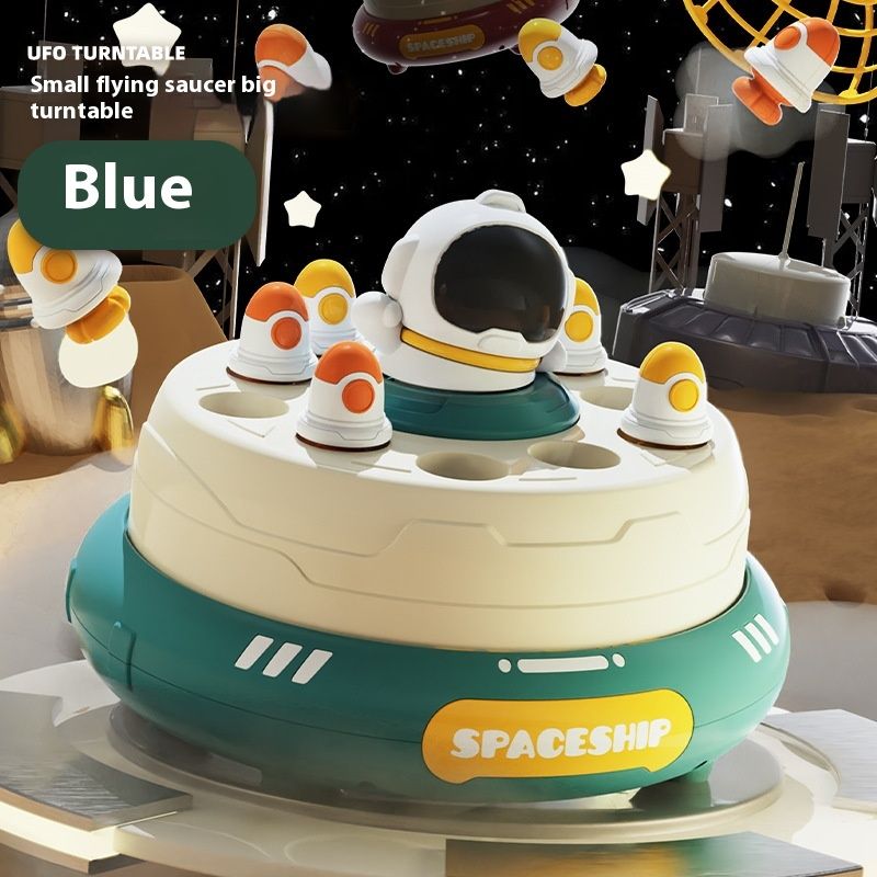 Rocket Disc Bounce Turntable Child Concentration Training Toys
