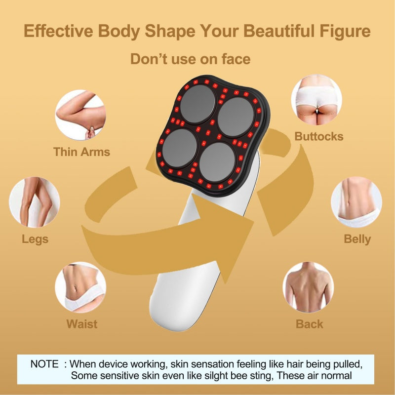 4 In 1 Cellulite Fat Remover Body Shaping Machine Slimming Vibrating Massager UK