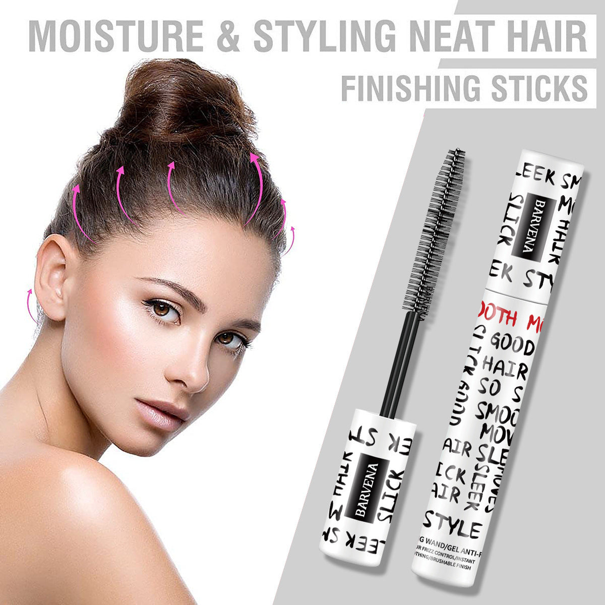 Hair Frizz-Control Styling Wand Portable Hold-Enhancing And Frizz-Defying Hair Care Wand