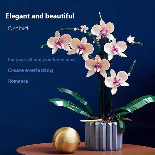Building Blocks Preserved Fresh Flower Bouquet Children's Assembled Toys