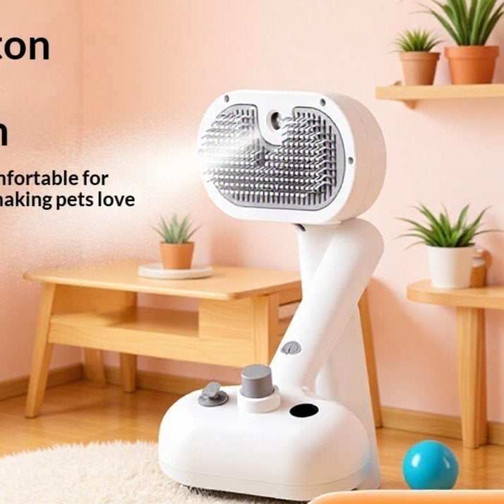 One-Click Fluff-Removal Pet Hair-Removing Spray Brush