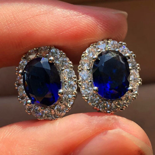 Korean-style New Jewelry 3D Zircon Earrings Vintage Design