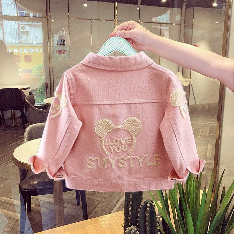 Kitten Korean Fashion Casual Denim Jacket