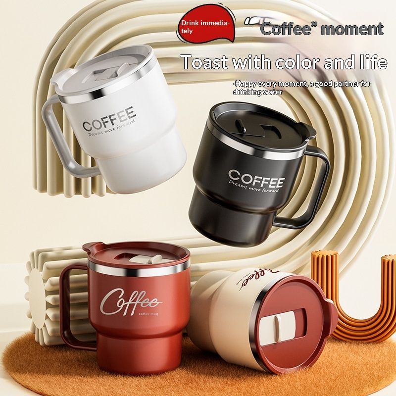 Stainless Steel Insulated Tea Cup - Creative Design Portable Vacuum Insulated Travel Mug