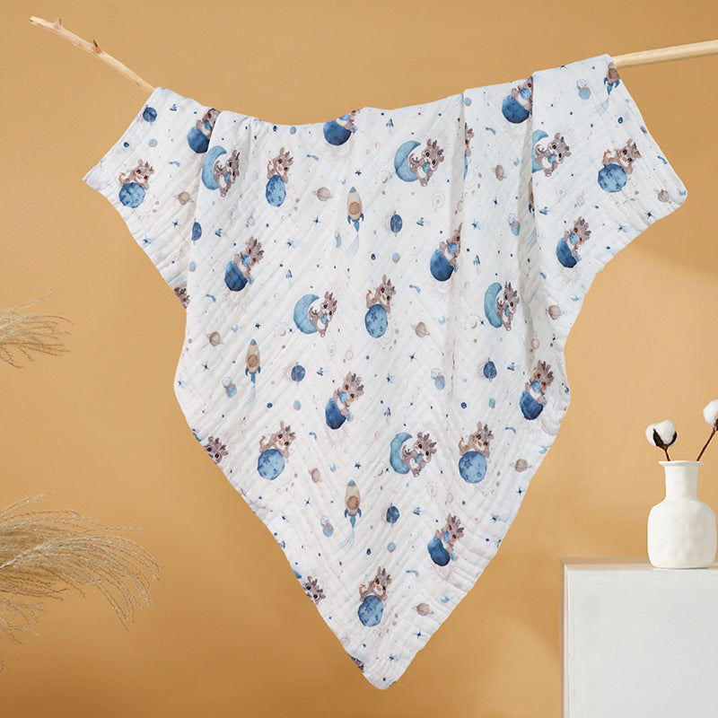 Class A Spring Summer Baby Bath Towel Pure Cotton Gauze