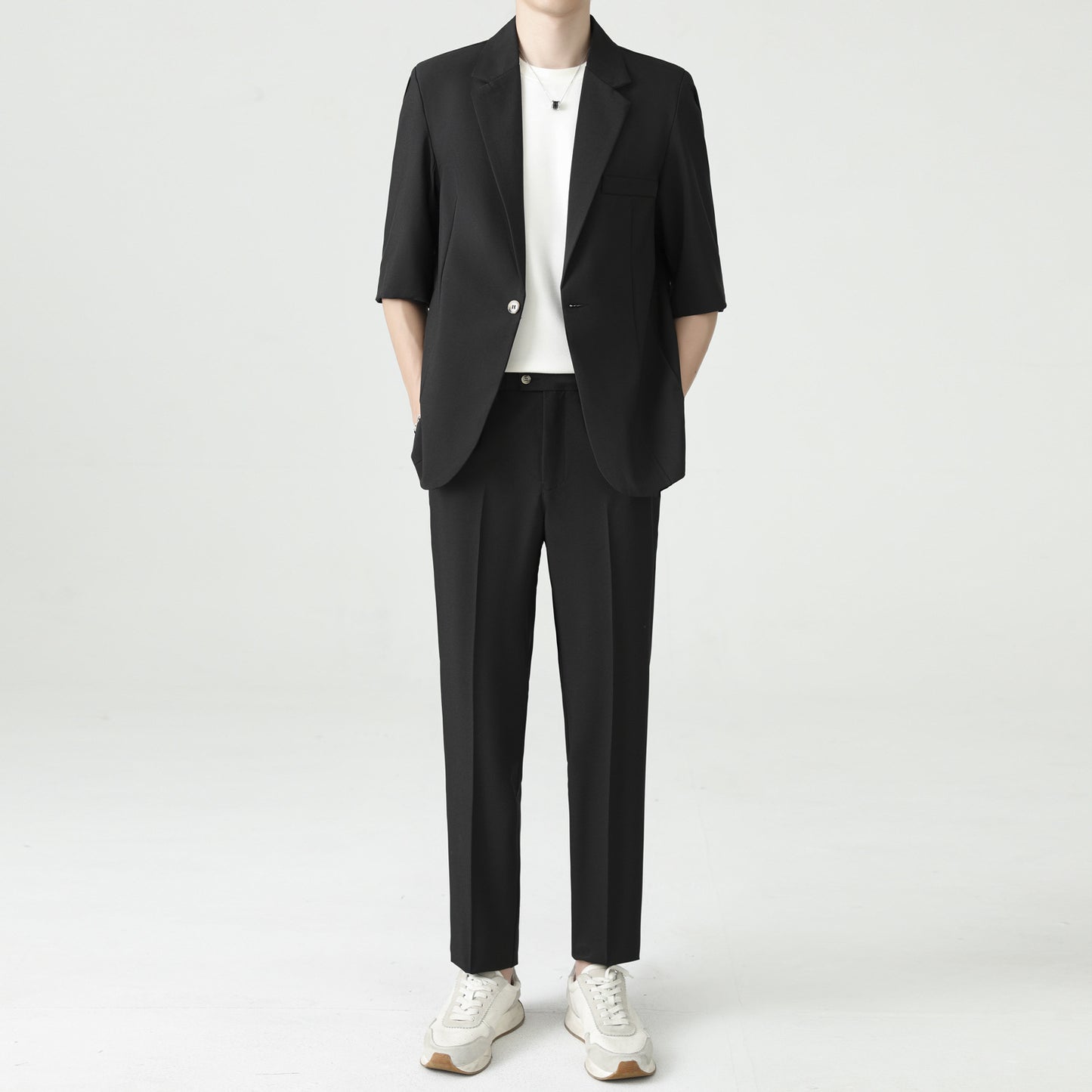 Mens Spring Lightweight Fashion Casual Set