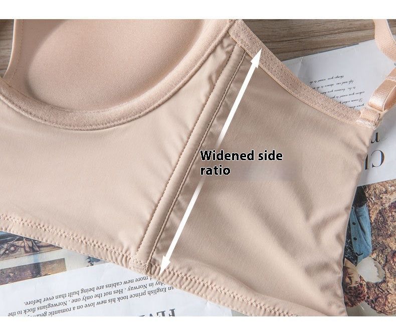 Women's Underwear Small Chest Gathered Without Trace Halter Tops Beauty Back Breast Holding Anti-sagging