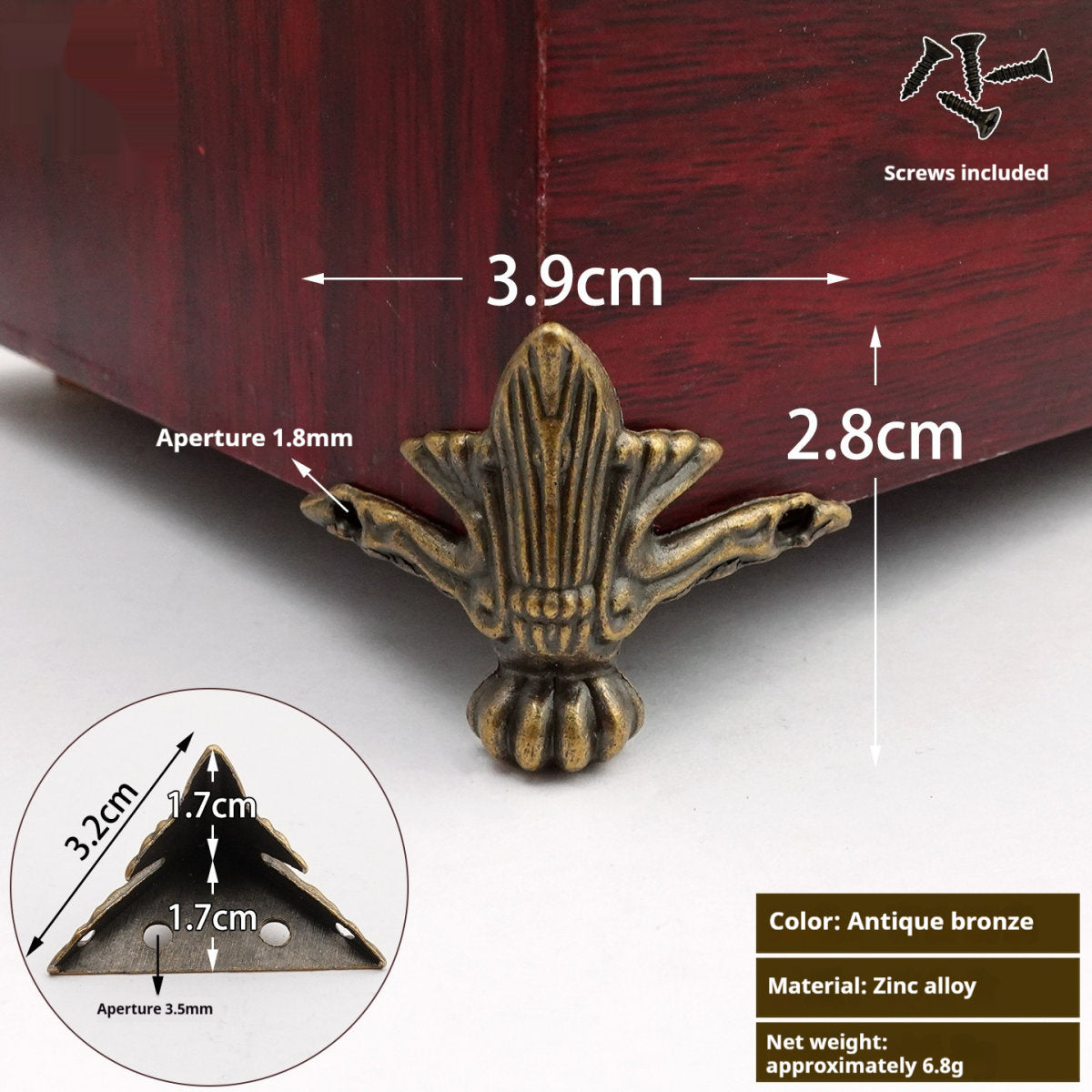 Storage Box Hardware Accessories Metal Corner Guards