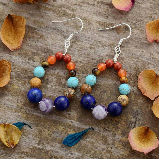 Retro-style Fashionable And Creative Womens White K Earrings