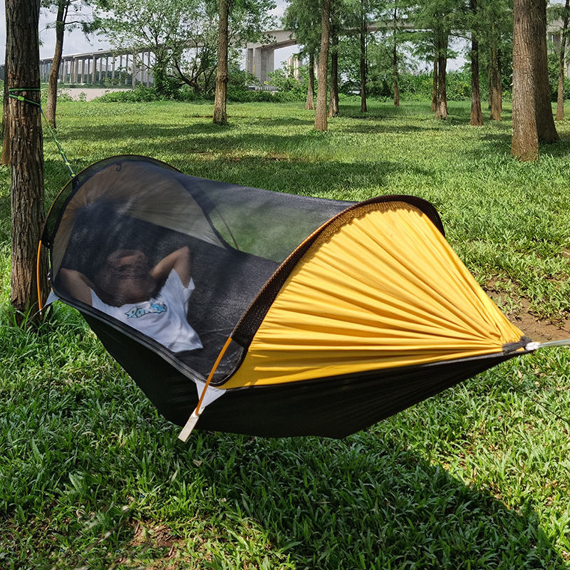 Travel Mosquito-Proof Tip-Resistant Outdoor Hammock