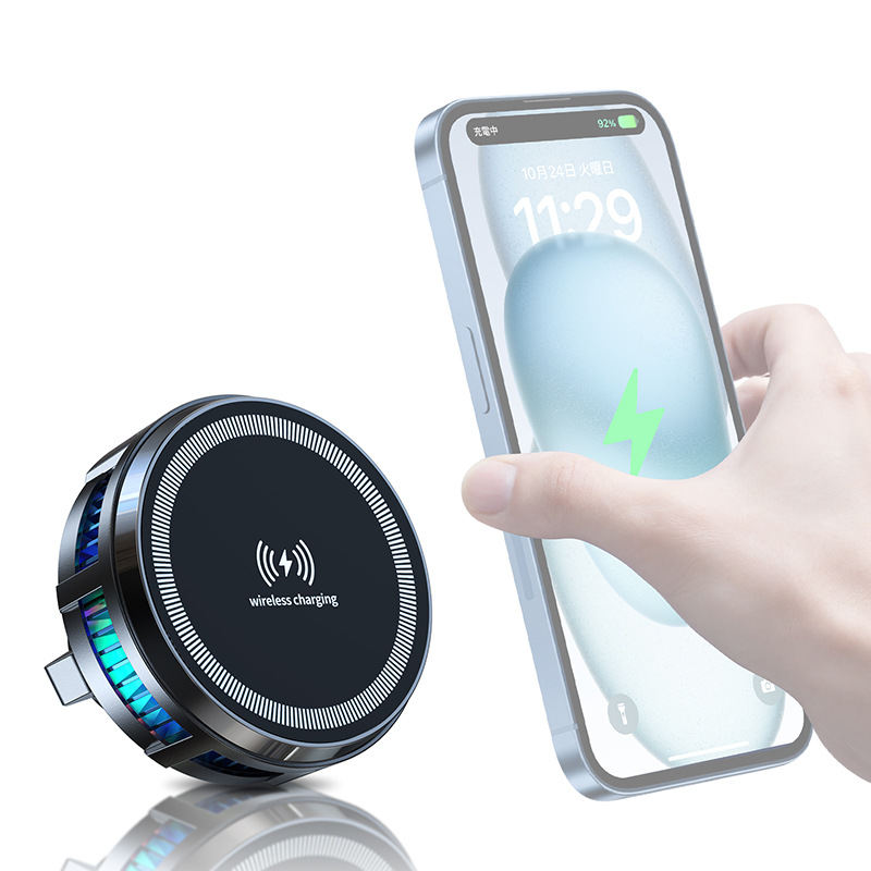 Wireless Charging Magnetic Cooling Fan For Phones