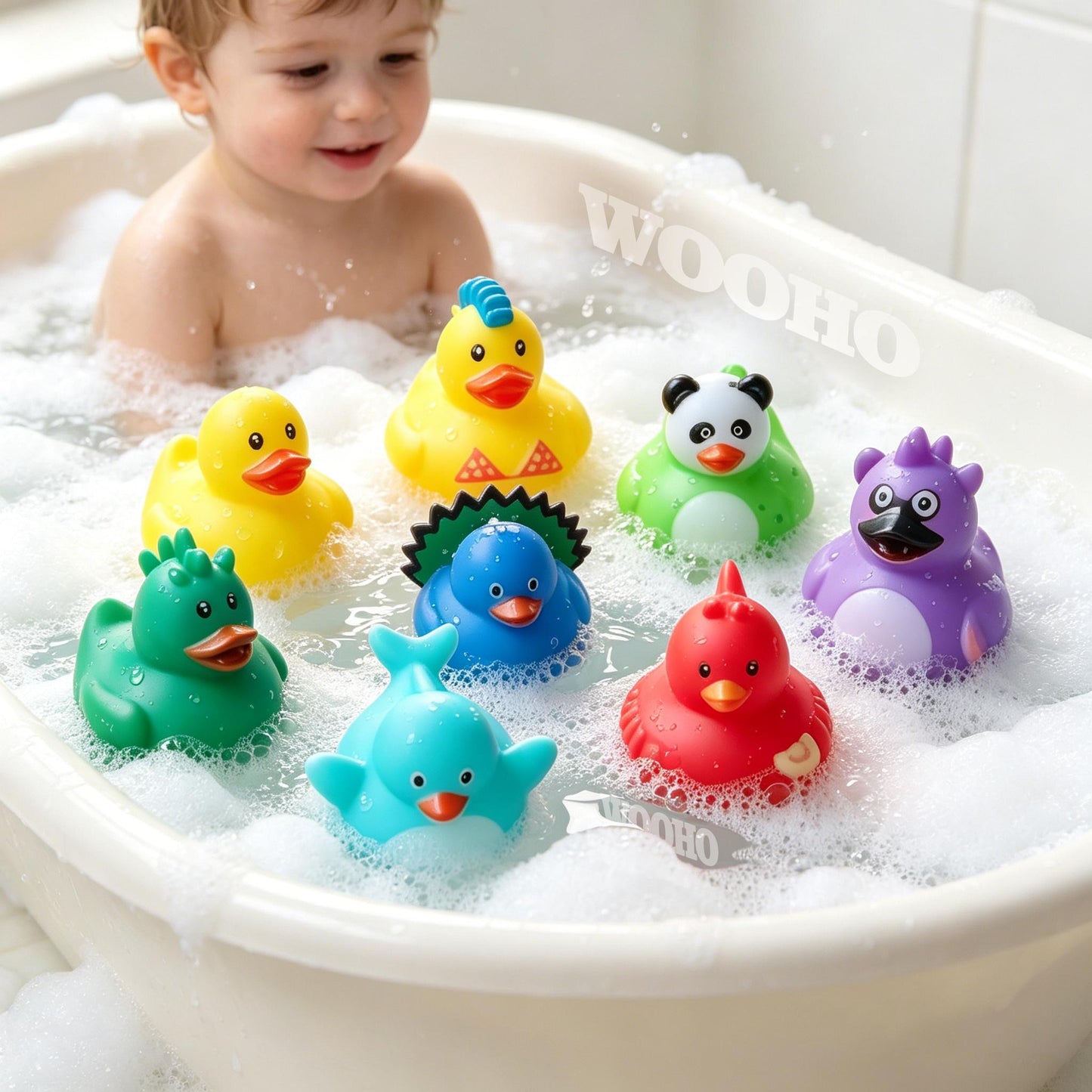 Mini Rubber Duck Multipack Cute Bath Toys For Kids  Fun Favors For Pools, Beach Parties, And Water Play,Self-pickup Only.