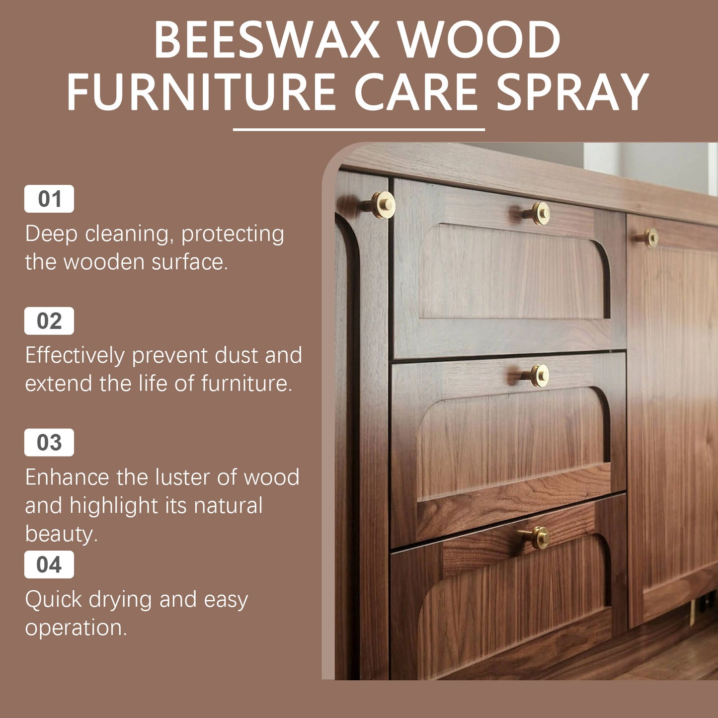 Beeswax Wood Furniture Care Spray