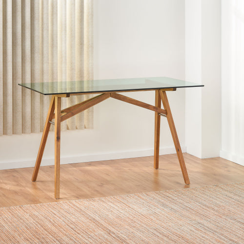 Computer Desk Home Office Desks,Large Office Desk, Modern Computer Desk Conference Table Meeting Room Table, Business Furniture For Home Office, Natural Color  Original SKU 61115.00