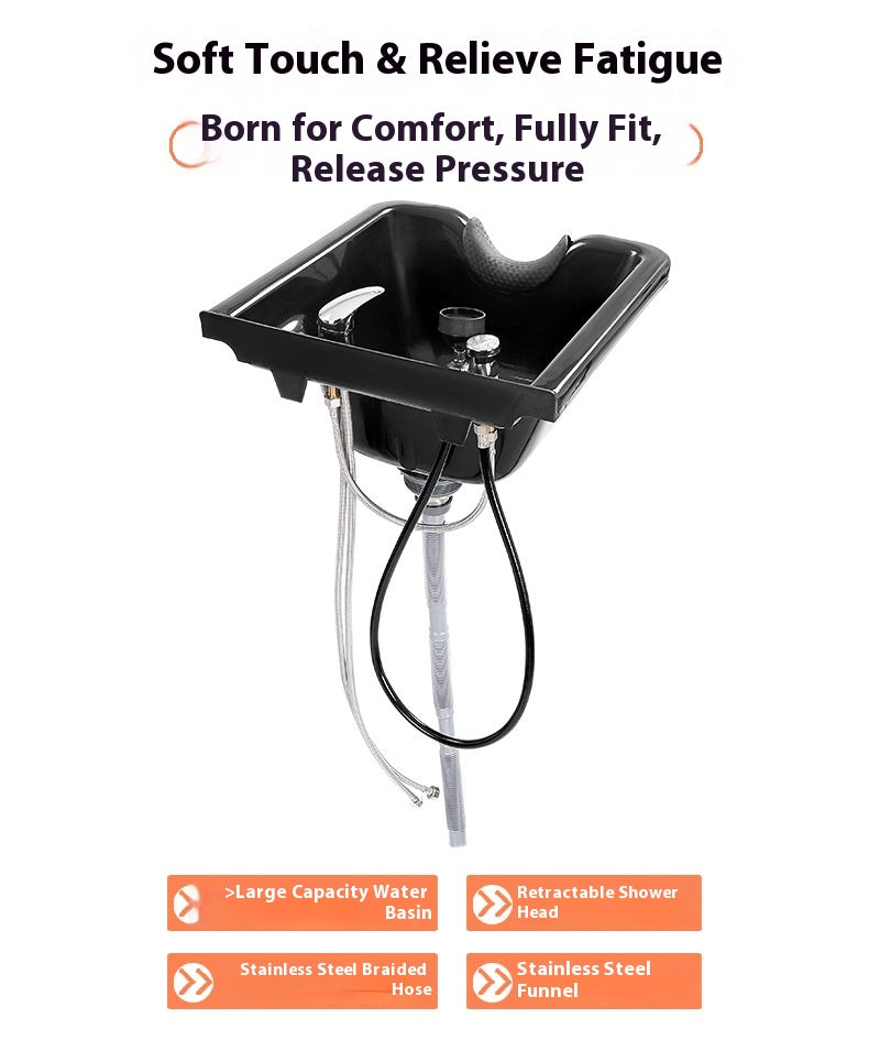 Barber Chair Shampoo Basin ABS Plastic Accessories