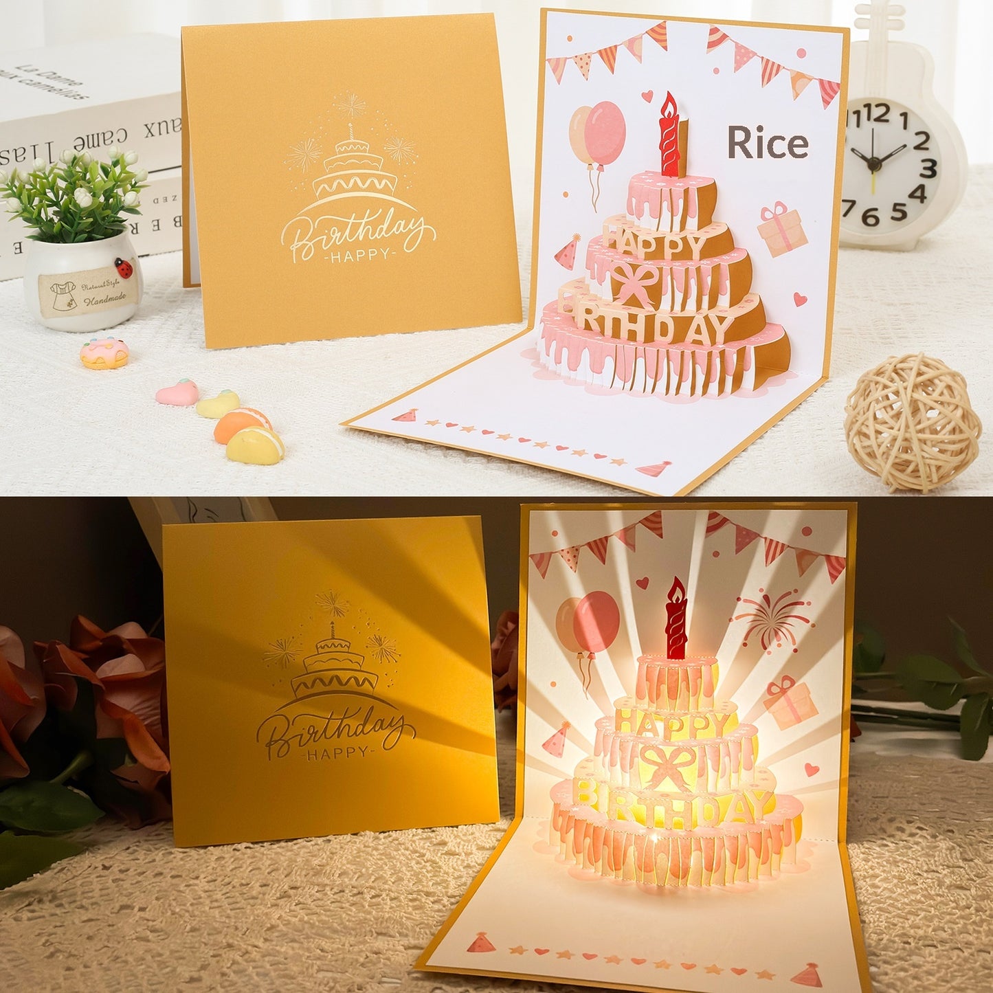 Music And Light Birthday Greeting Card Gift