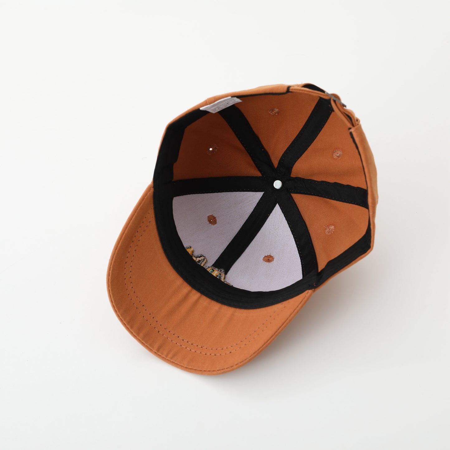 Monochrome Excavator Embroidered Korean-style Simple And Casual Children's Baseball Cap For Outdoor Activities And Shopping
