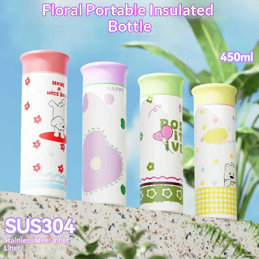 Portable Office Desk Cup Stainless Steel Water Bottle