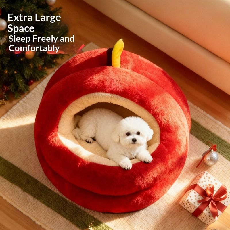 Creative Cartoon New Year Holiday Pet Bed
