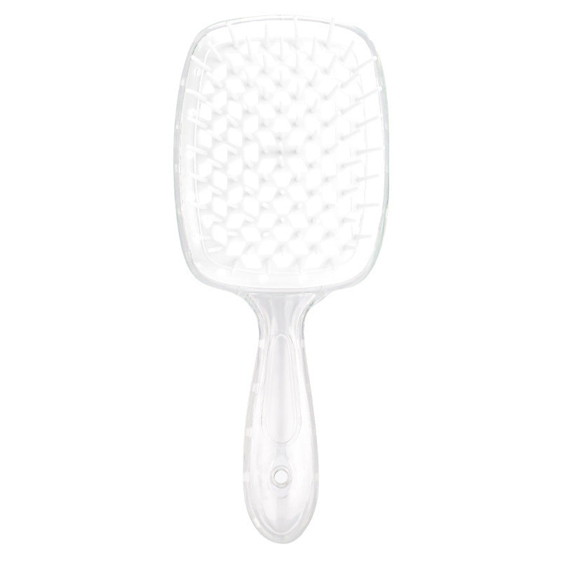 Detangling Comb With Hollow Design Doesnt Snag Hairsuitable For Both Curly And Straight Hair