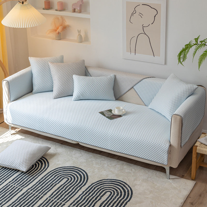 Summer New Ice Silk Cooling Beanbag Sofa Cushion Cool-to-the-Touch