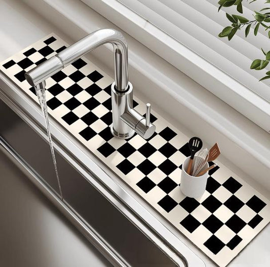 Non-slip Quick-drying Drain Mat For Kitchen And Bathroom Faucets