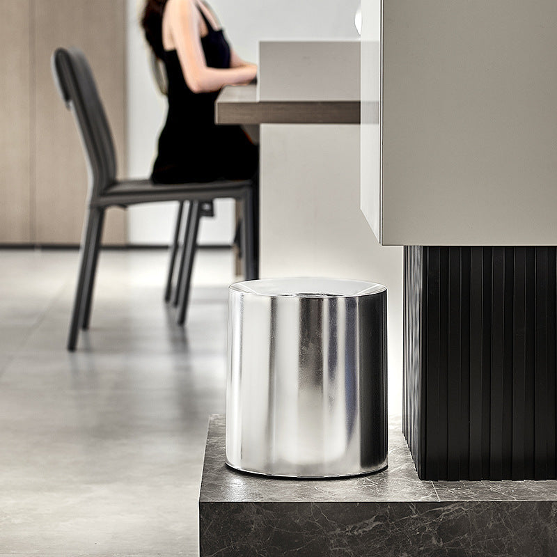Household Office Double-layer Open-top Trash Can