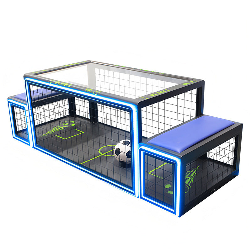 Soccer Table Sports Game Equipment With Live Player Interaction