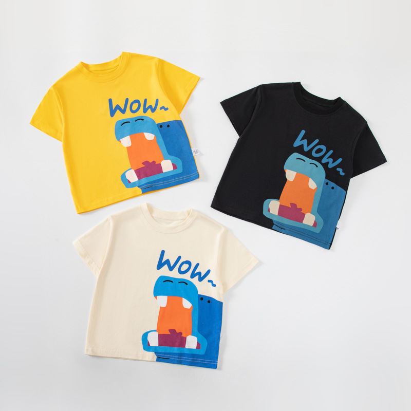 Childrens Summer Korean-style Short-sleeve T-shirt