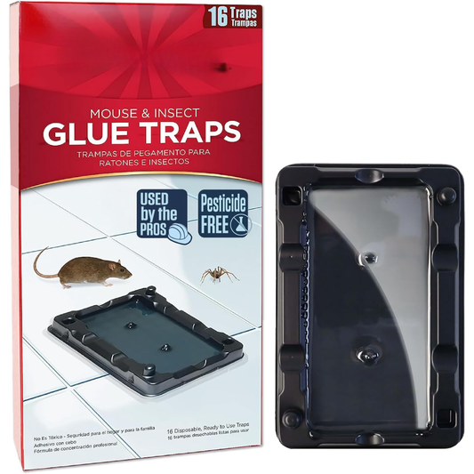Mouse Insect Glue Traps, Heavy Duty Pesticide Free Sticky Mouse Traps Indoor For Home, Used By The PROs, Adhesive Rodent Bug